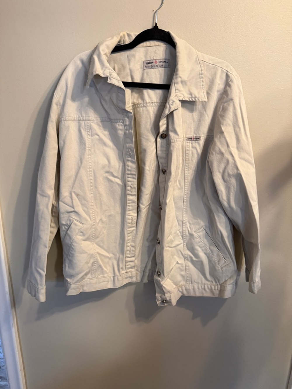 Simon Chang Cream Utility Jacket